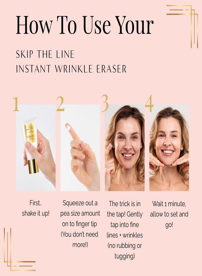 Nakery Retinol Eye Cream - Anti Wrinkle Face Cream with Hyaluronic Acid Face Tightening Serum - Wrinkle Cream for Under Eye - Instant Wrinkle Remover Serum 50ml - Image 5